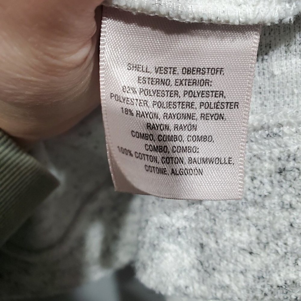 Anthropologie Monday Tuesday W T F S S Gray Open-front Cardigan Sweater … - Picture 10 of 13